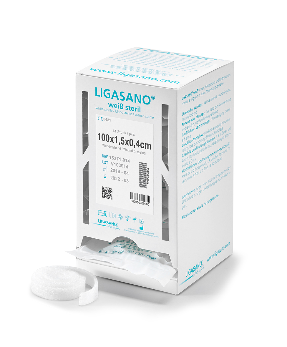 15371 LIGASANO weiß steril Spenderbox